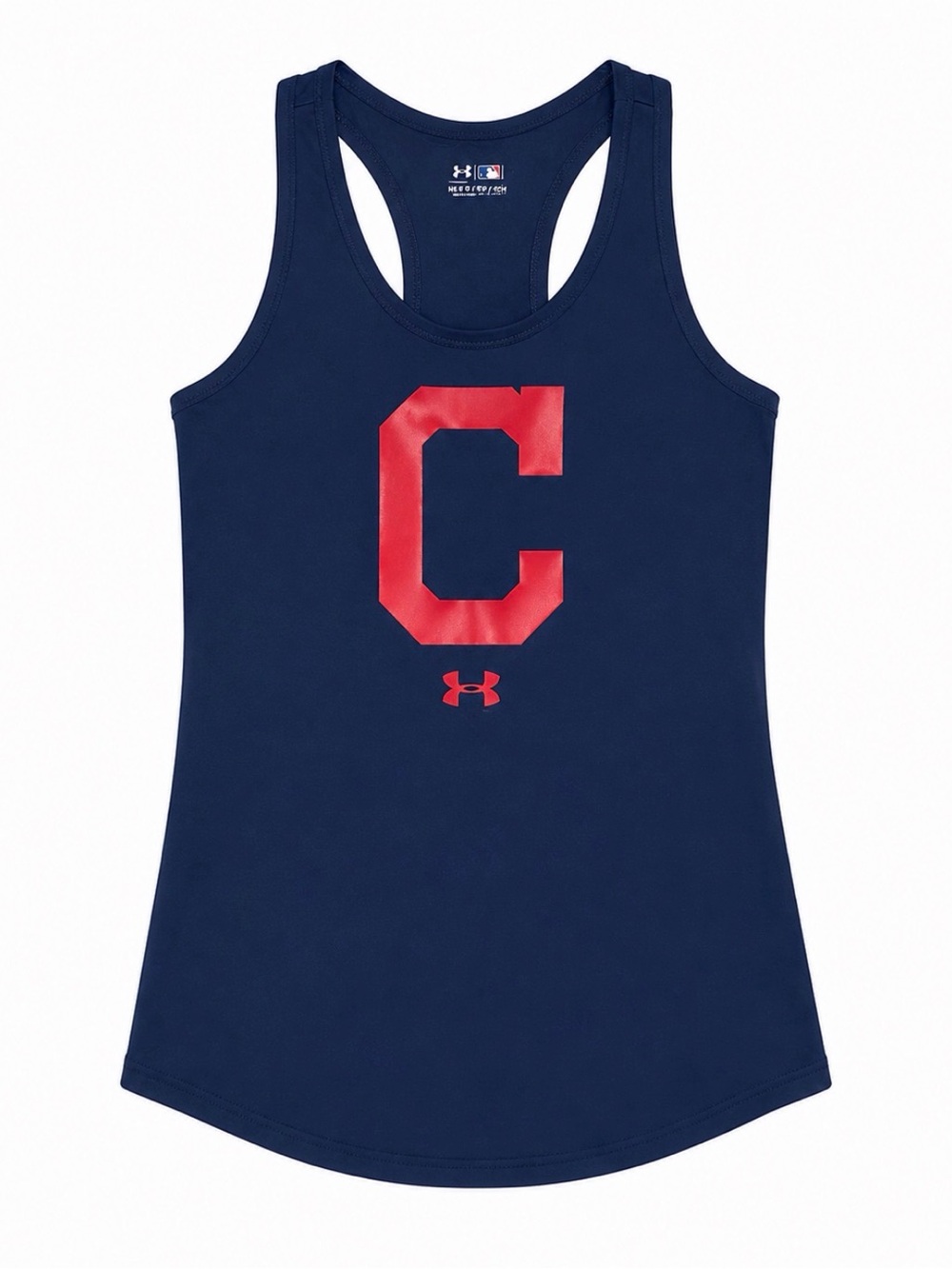 Under Armour Cleveland Baseball Navy Racerback Tank Women’s XS
